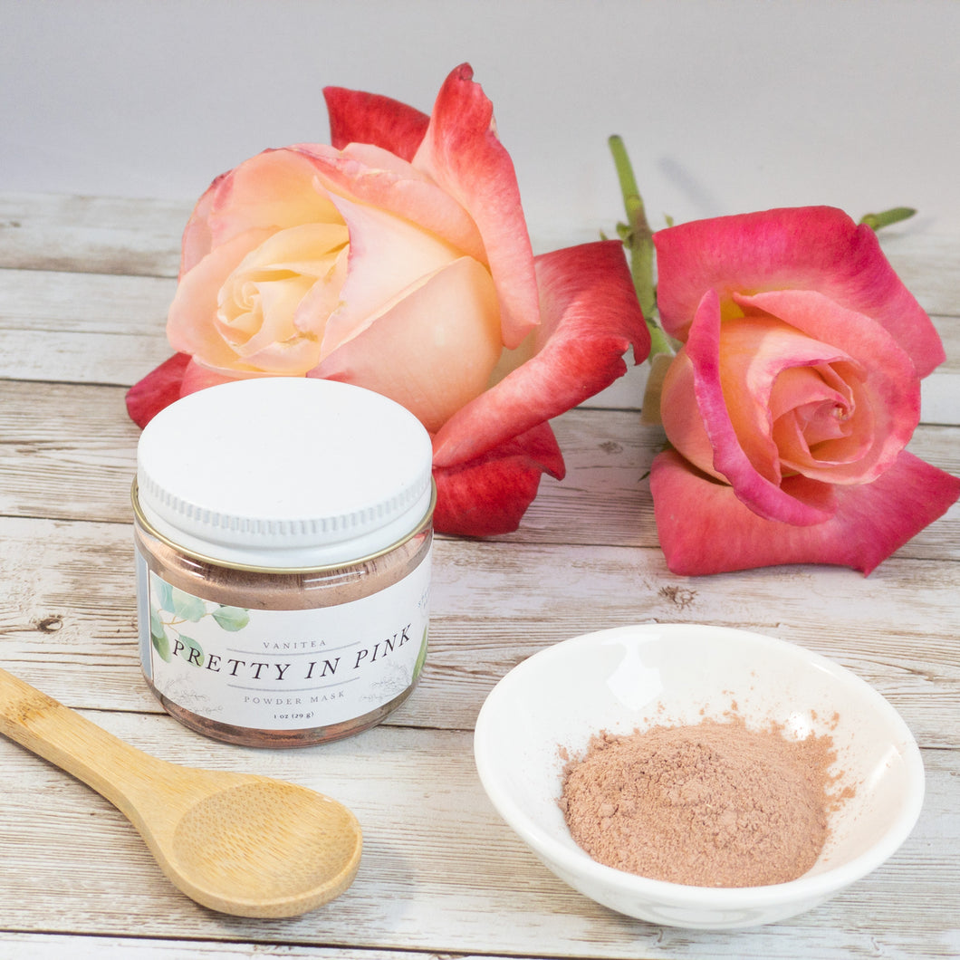 VaniTea Pretty in Pink Powder Mask